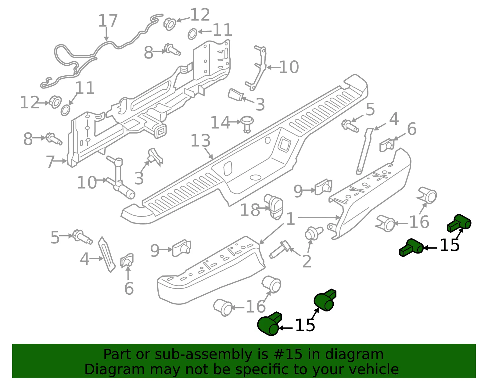 Motorcraft™ Parking Aid Sensor - Ford (PRKS-10)