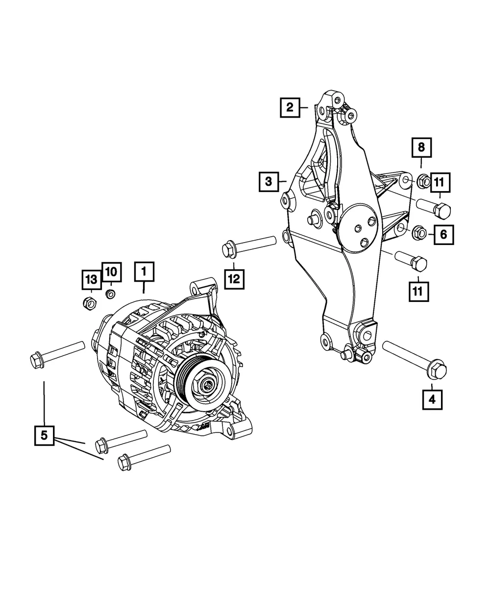 Engine Generator, Remanufactured - Mopar (R6029579AB)