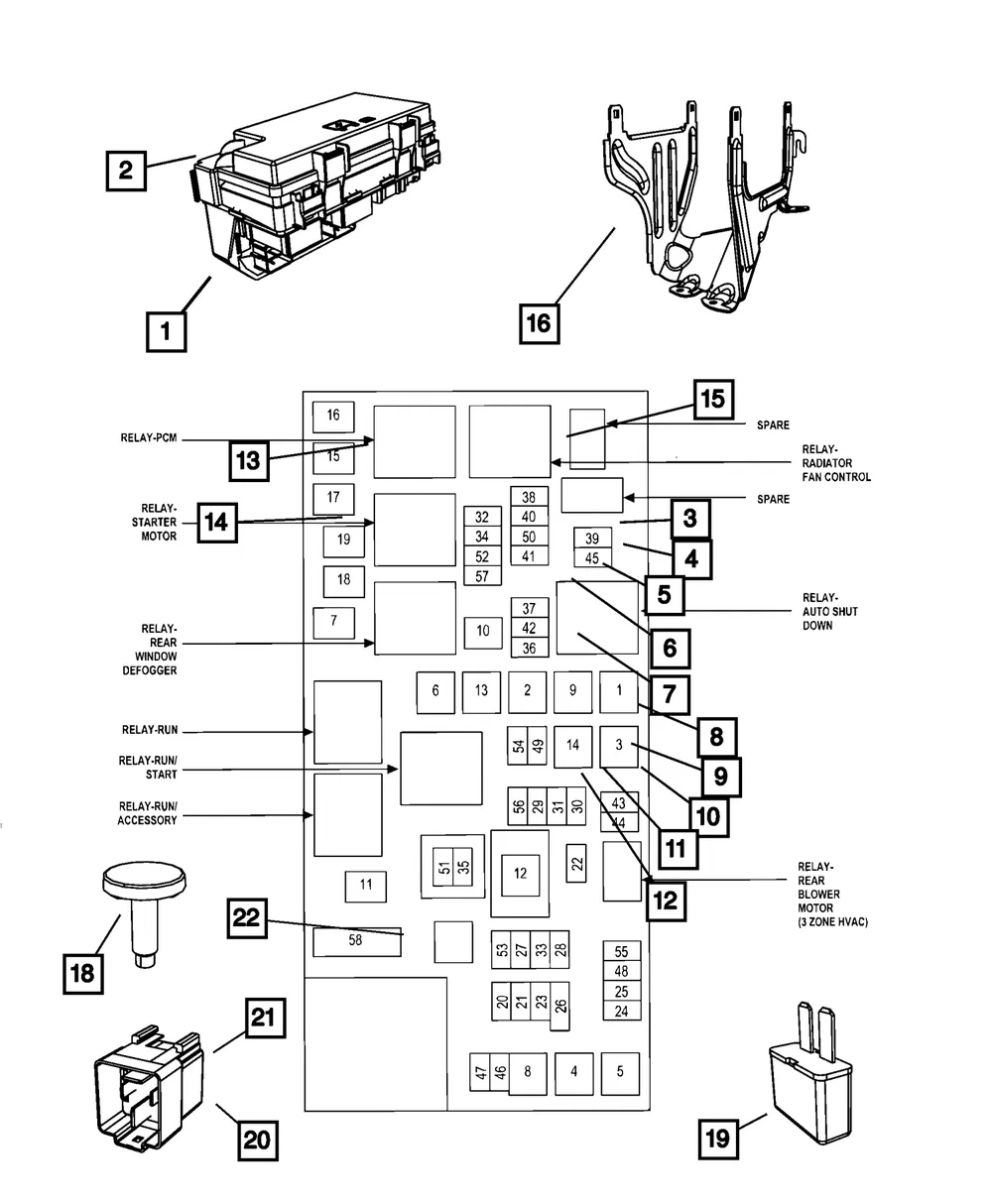 Totally Integrated Power Module, Remanufactured - Mopar (R8244884AA)