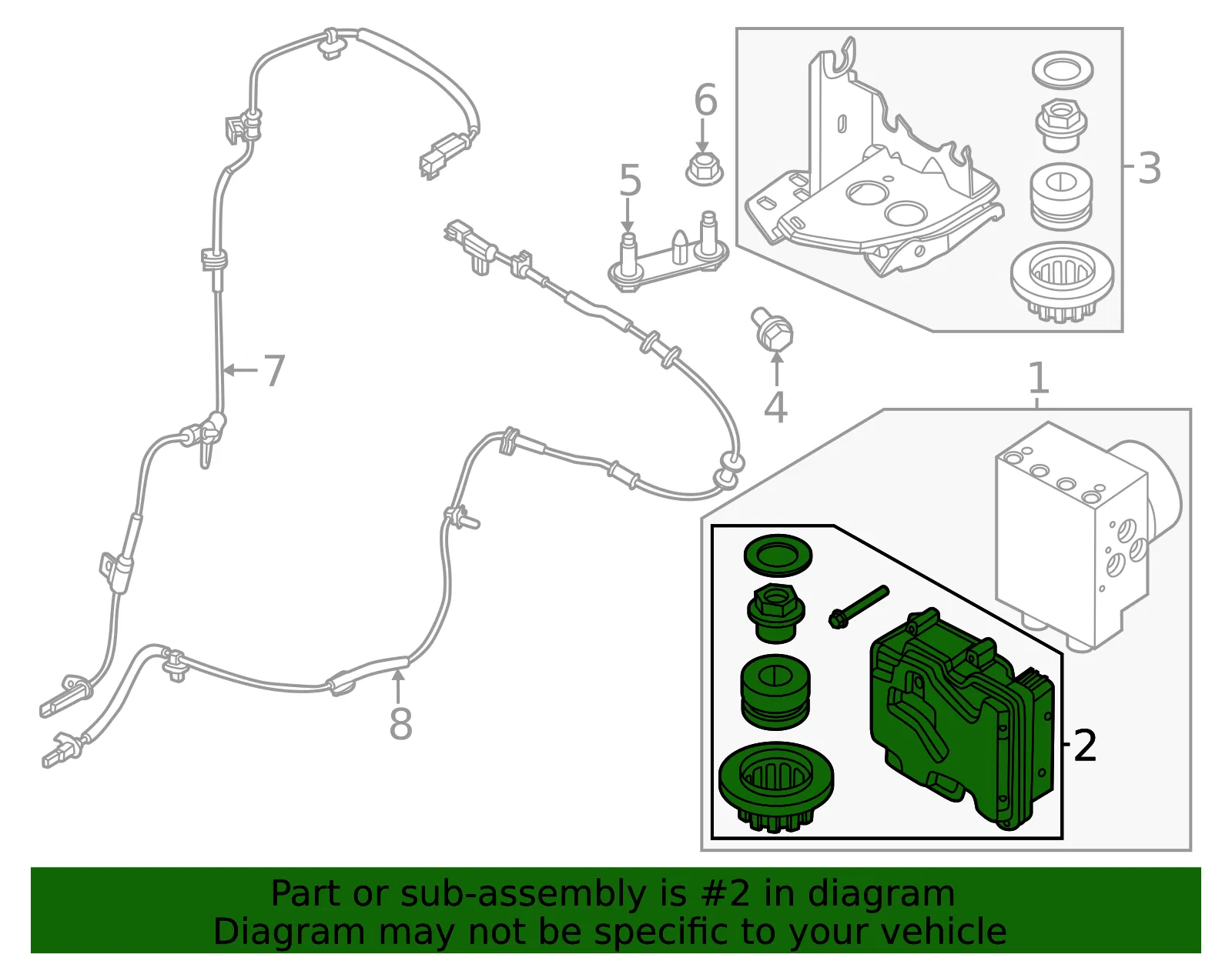 ABS Control Module - Ford (RC3Z-2C219-A)