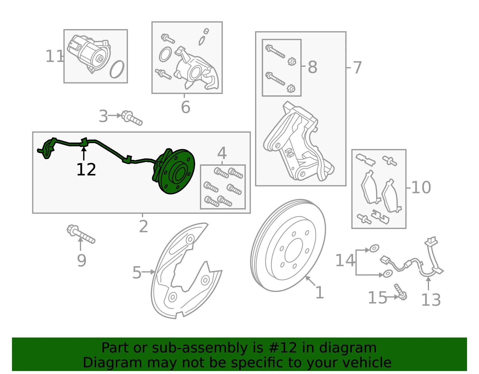 ABS Sensor - Ford (RL1Z-2C190-A)