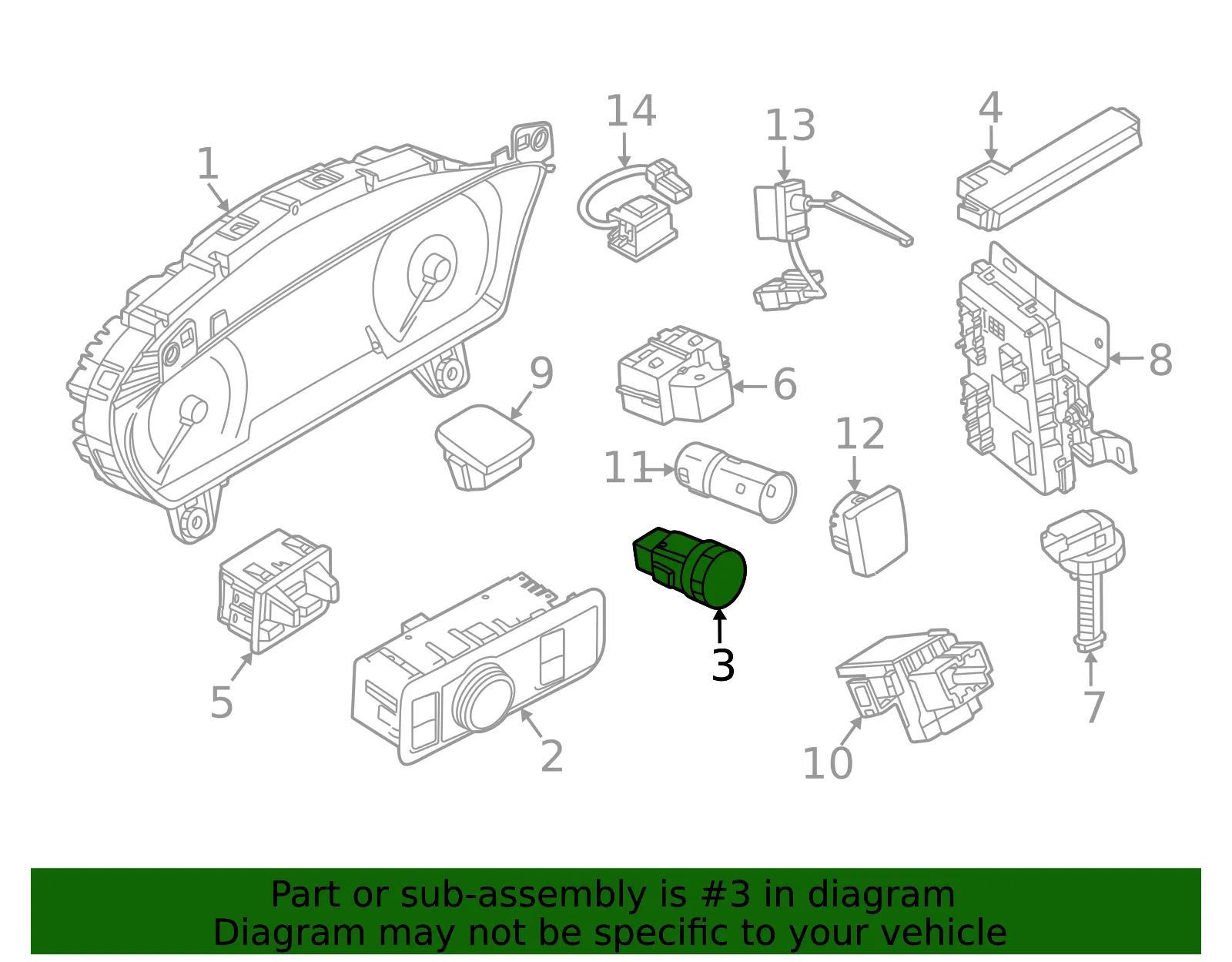 Motorcraft™ Power Switch - Ford (SW-9200)