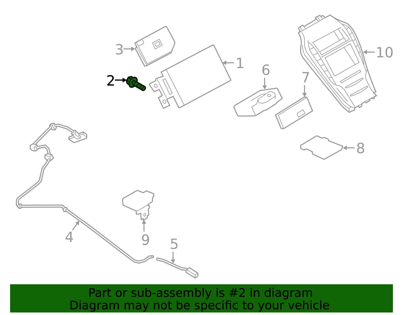 Position Sensor Screw - Ford (W506945S424)