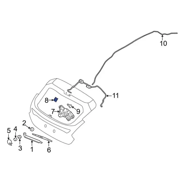 Engine Control Module (ECM) Nut - Ford (W711670S439)