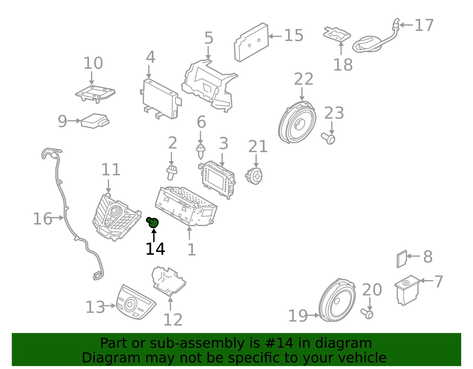Radio Module Interface Screw - Ford (W715260-S424)
