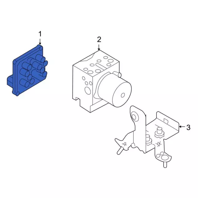 ABS Control Module - Ford (ac2z2c219b)