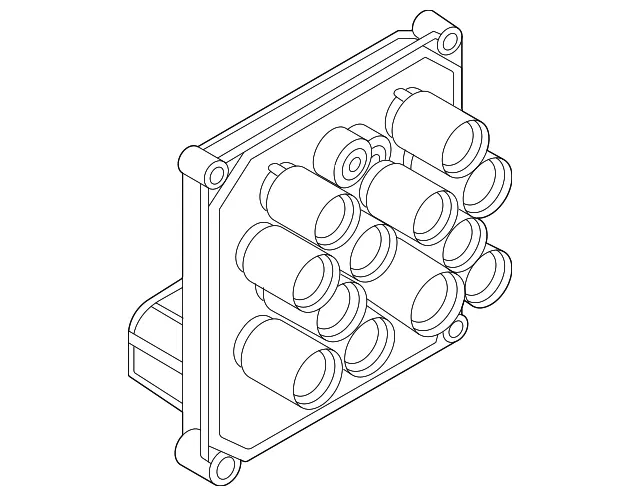 ABS Control Module - Ford (ac2z2c219c)
