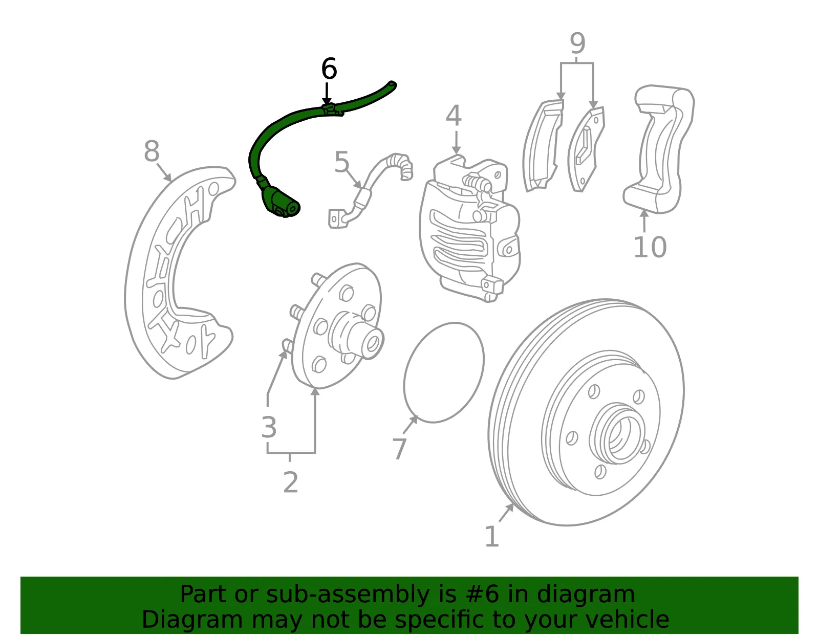 ABS Sensor - Ford (al5z2c204c)