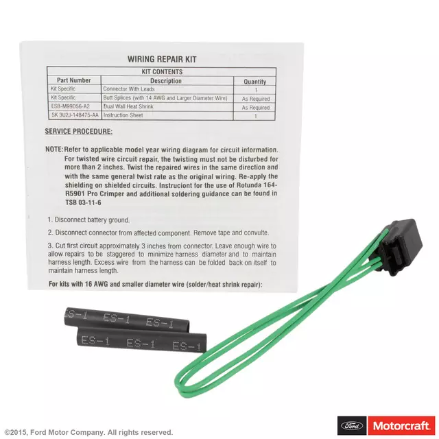 Wire Assembly - Ford (au2z14s411ea)