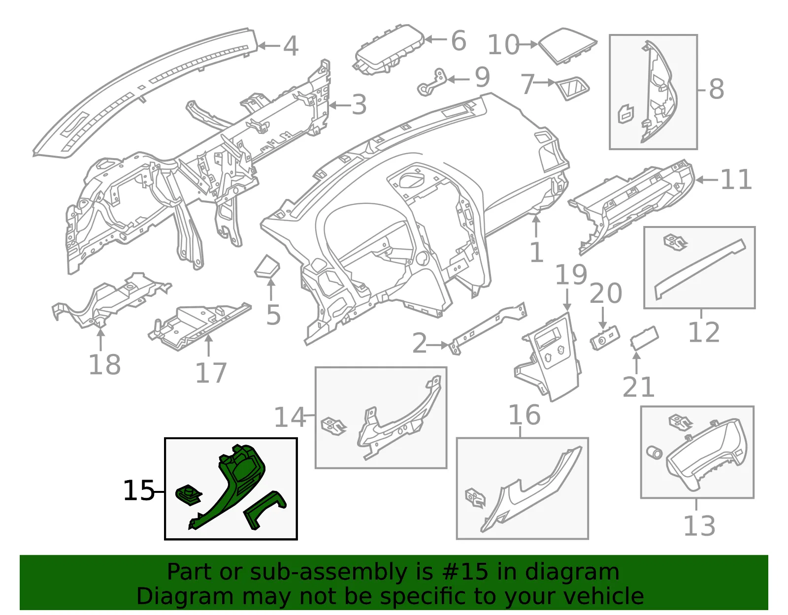 Headlight Switch Bezel - Ford (bb5z7804338ad)