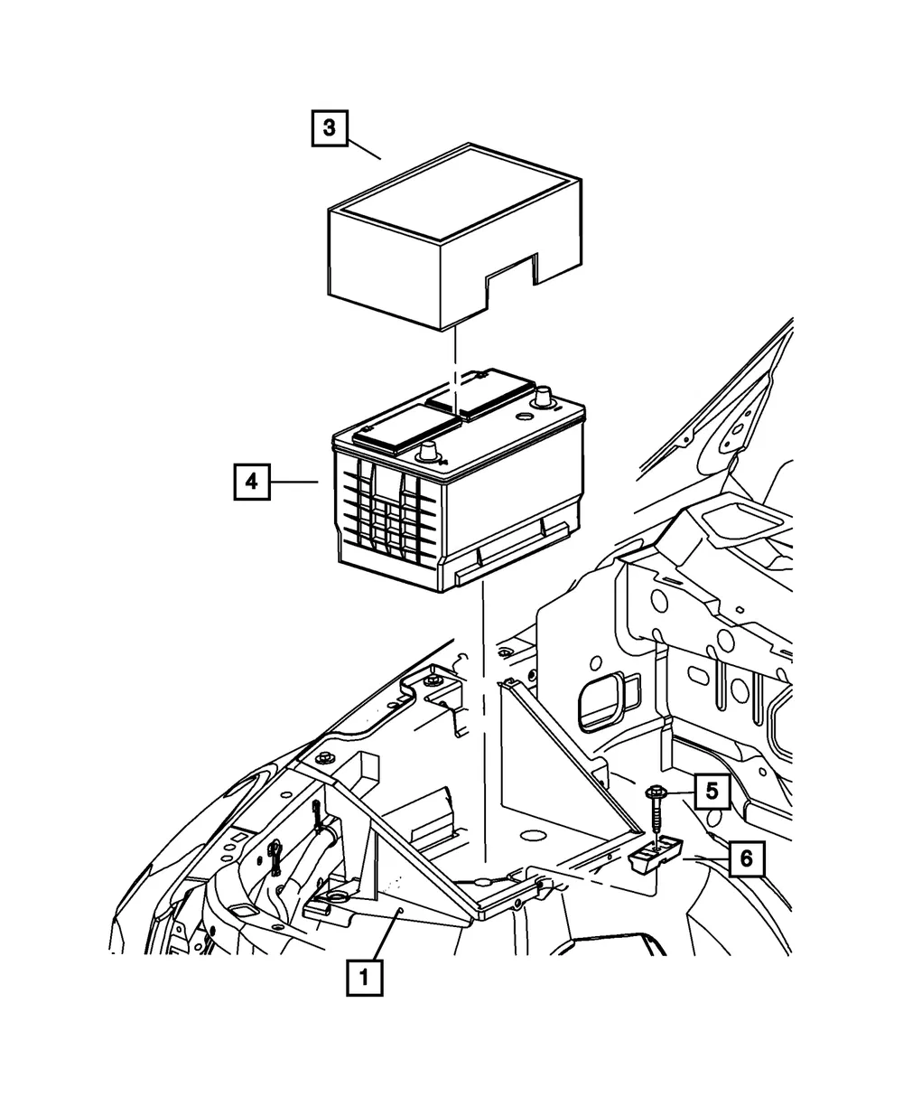 Storage Battery - Mopar (bb65f121aa)