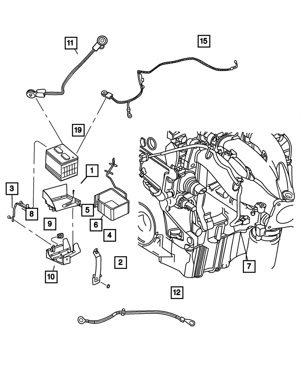 Storage Battery - Mopar (bb75f101aa)