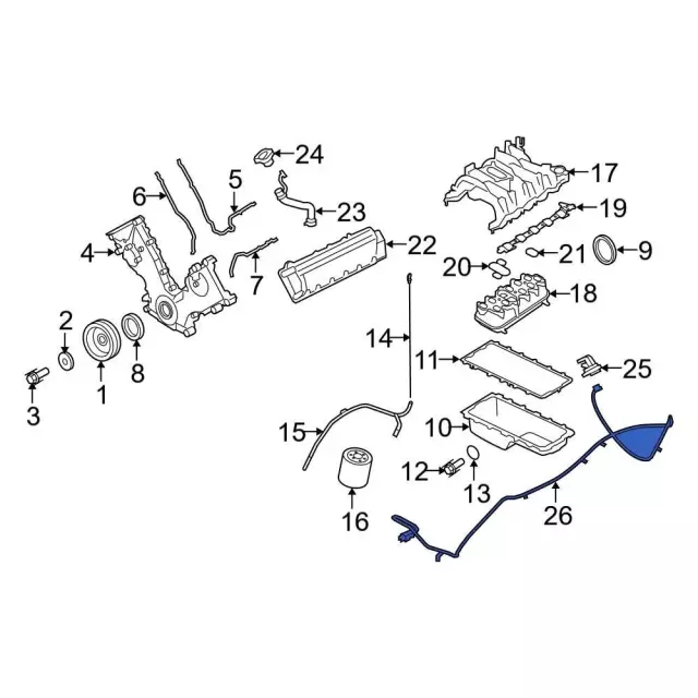 Engine Wiring Harness - Ford (bc2z12a690a)