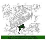 Cluster Bezel - Ford (bc3z25044d70bc)
