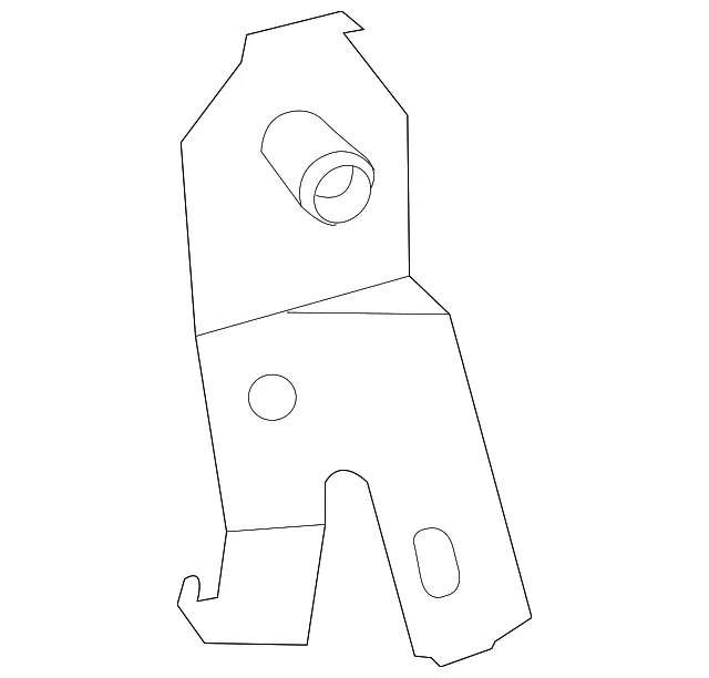 ABS Wheel Speed Sensor Bracket - Ford (bk2z14a163s)