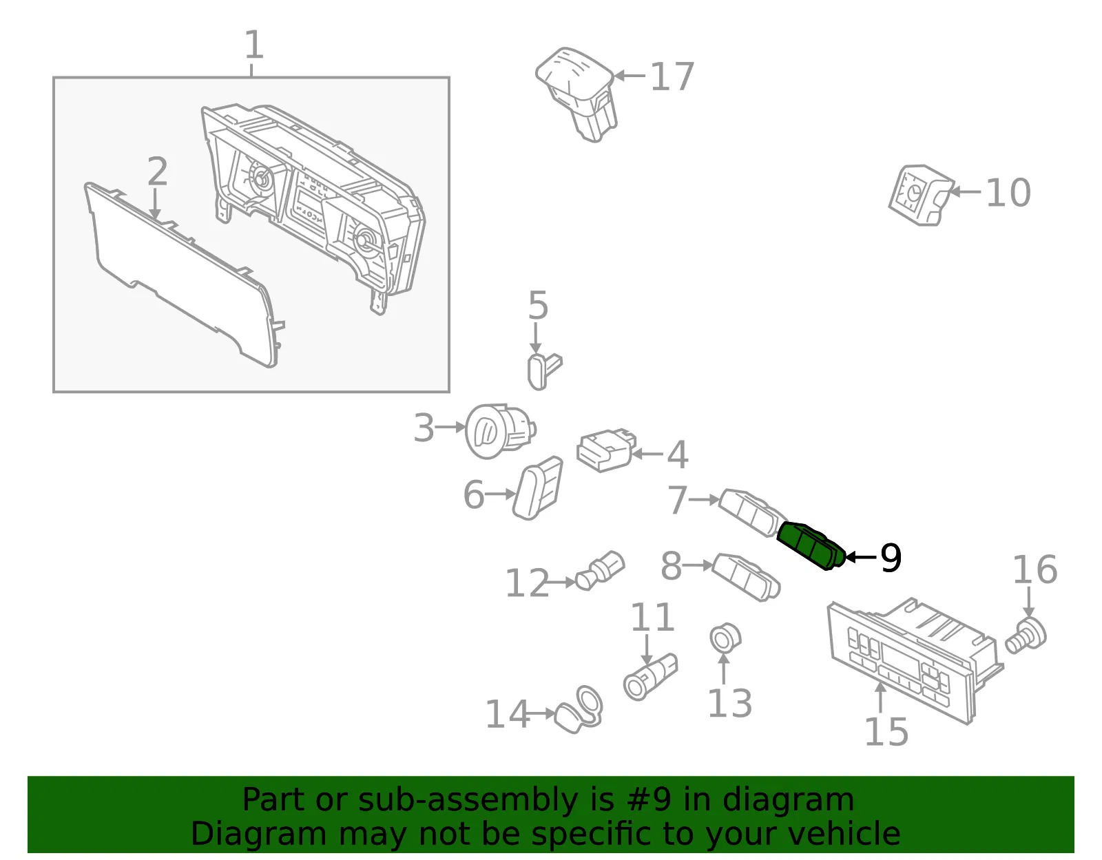 Switch Assembly - Ford (bl7z13d730ba)