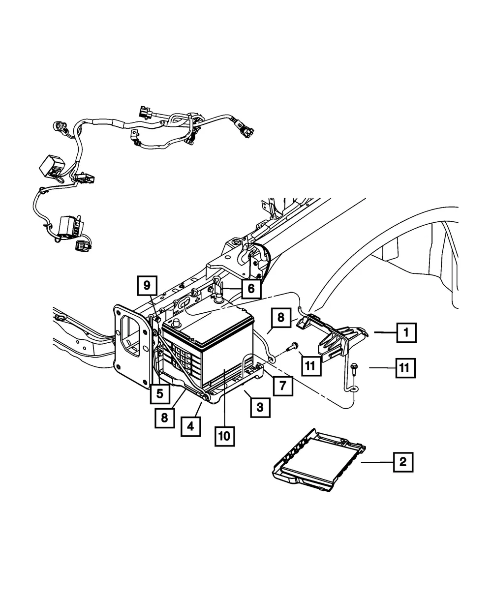 Storage Battery, Latin America - Mopar (bl86f101aa)