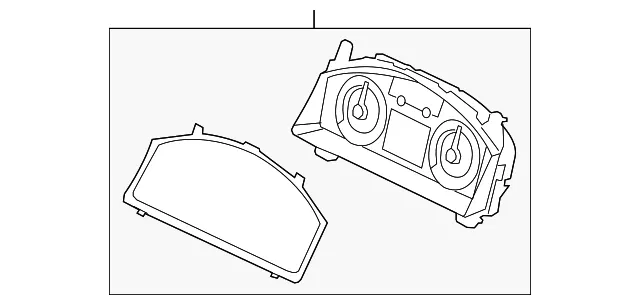 Instrument Cluster - Ford (bl8z10849cb)
