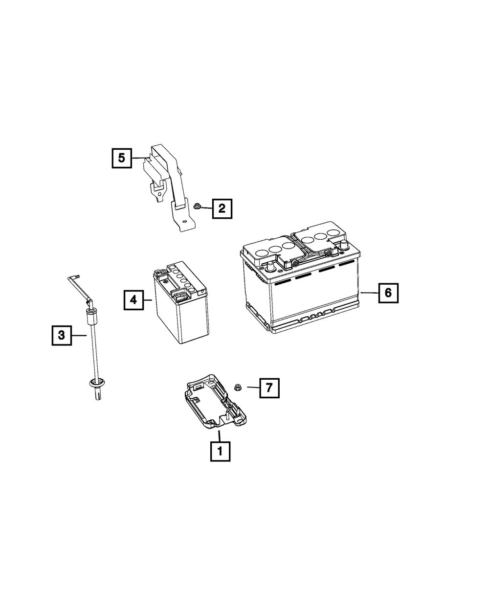Storage Battery - Mopar (blh8a001aa)