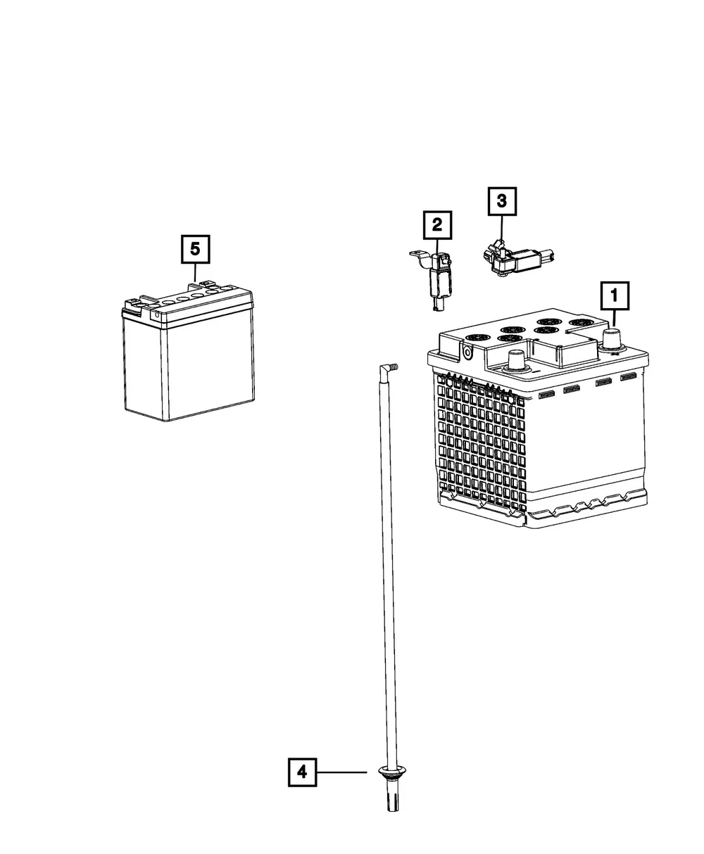 Storage Battery - Mopar (bph5a001aa)