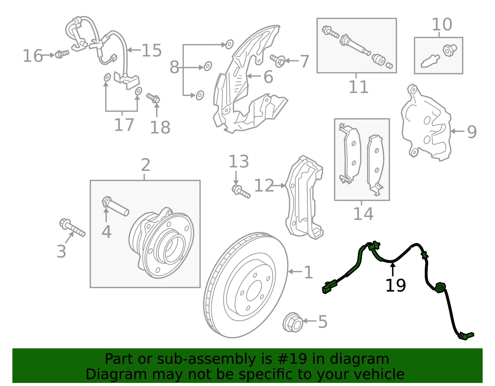 Motorcraft ABS Sensor - Ford (brab613)