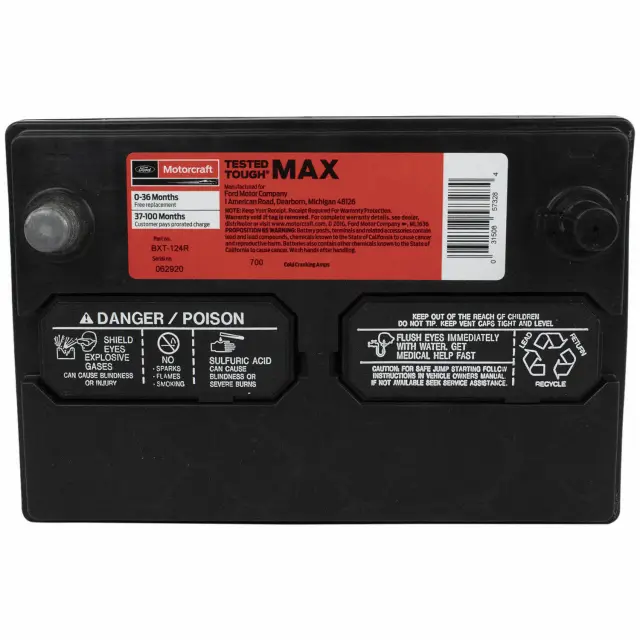 Battery - Ford (bxt124r)