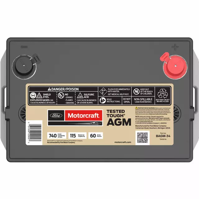 Battery - Ford (bxt34b)