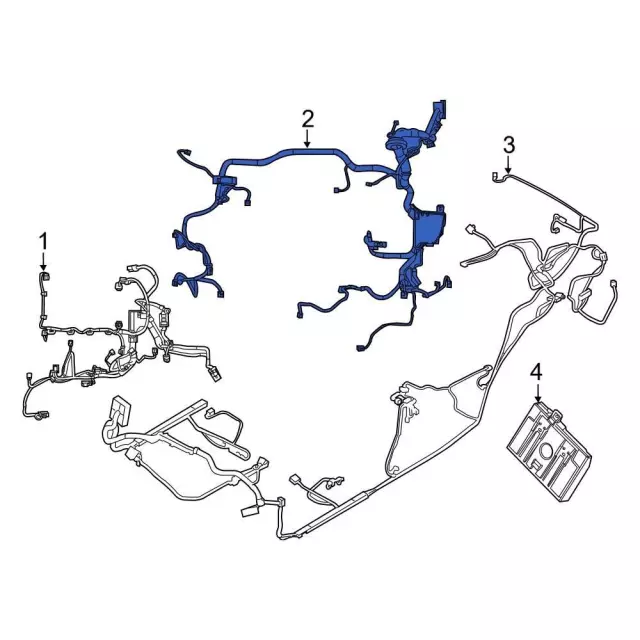 Engine Wiring Harness - Ford (ce8z14290ba)