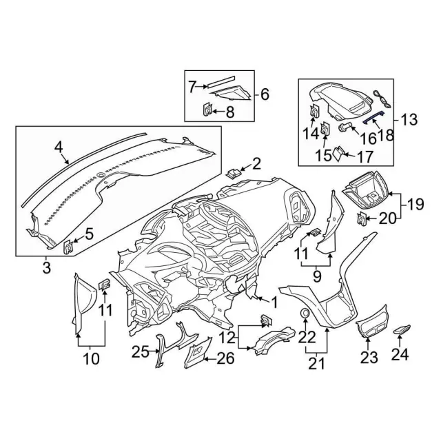 Reading Light - Ford (cj5z13e701a)