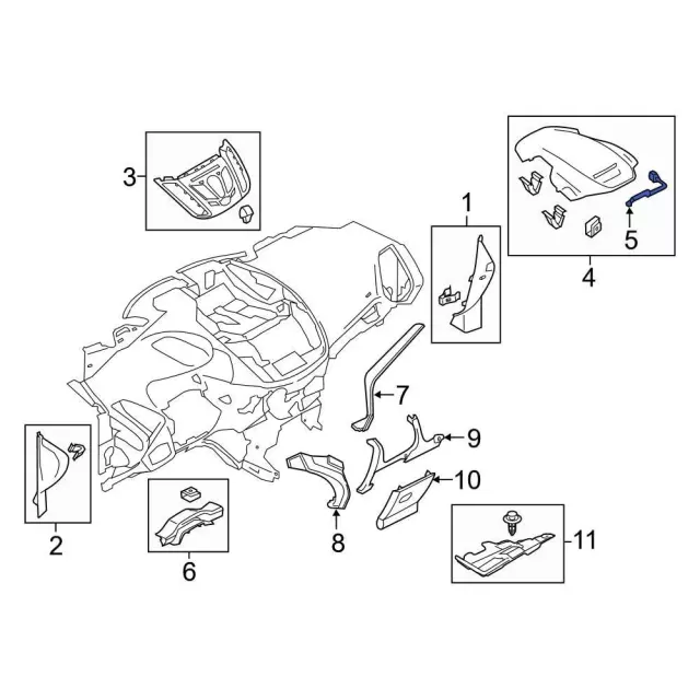 Reading Light - Ford (cj5z13e701a)