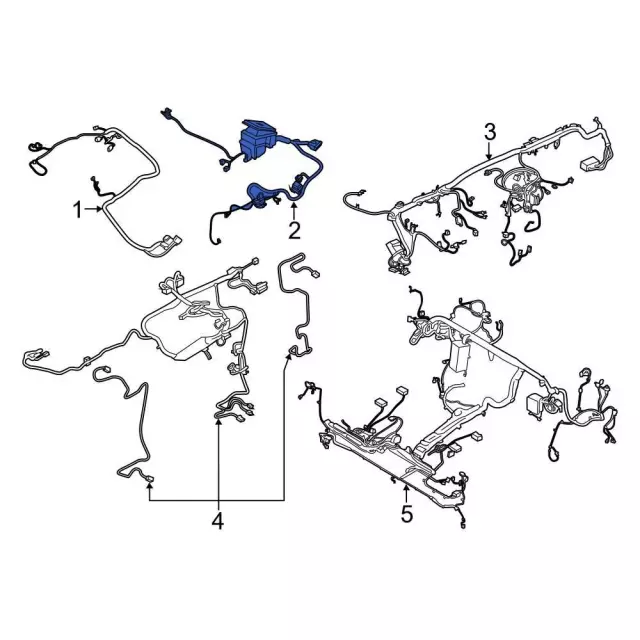 Engine Wiring Harness - Ford (ck4z12b637b)