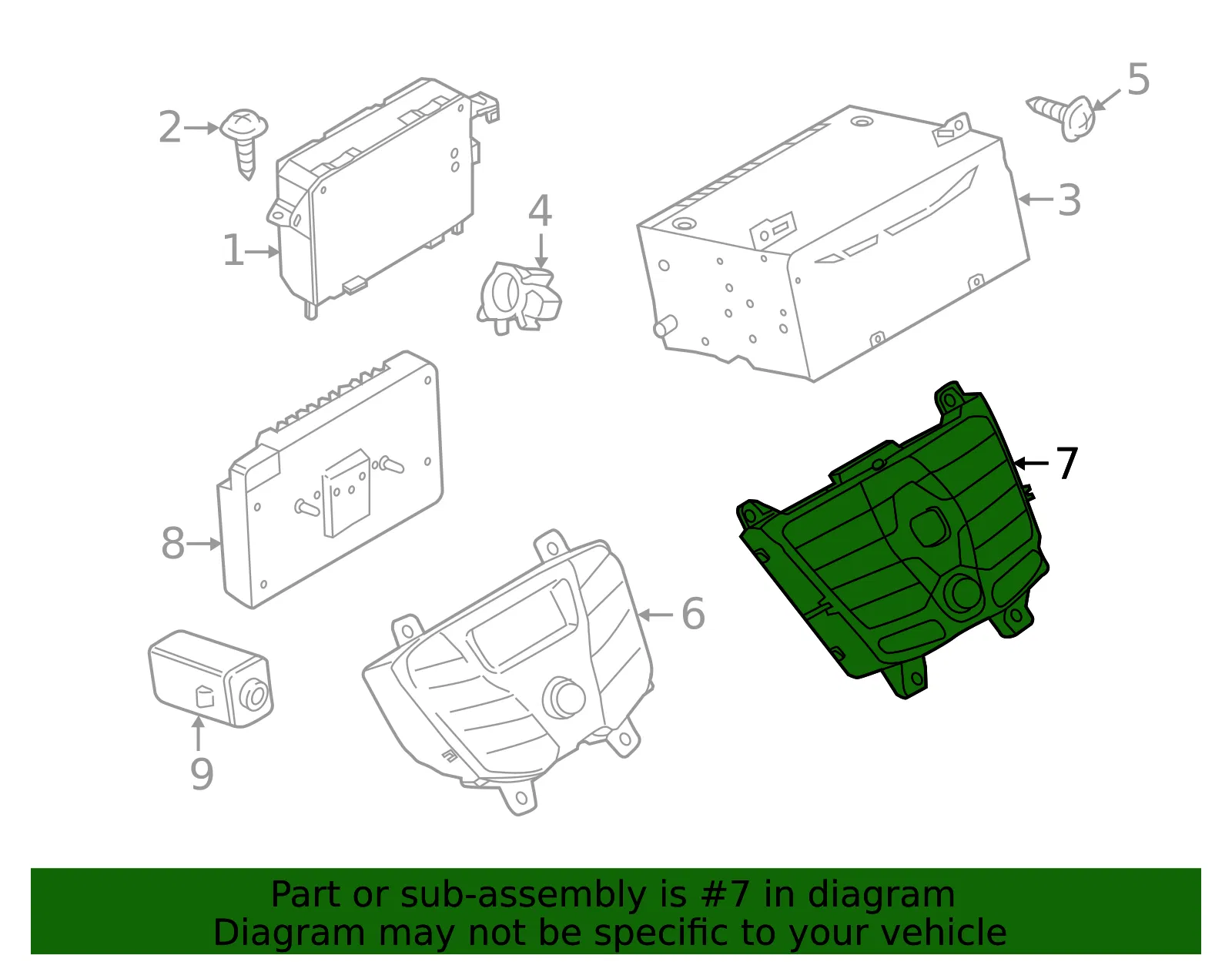 Radio Module Interface - Ford (ck4z18c858e)
