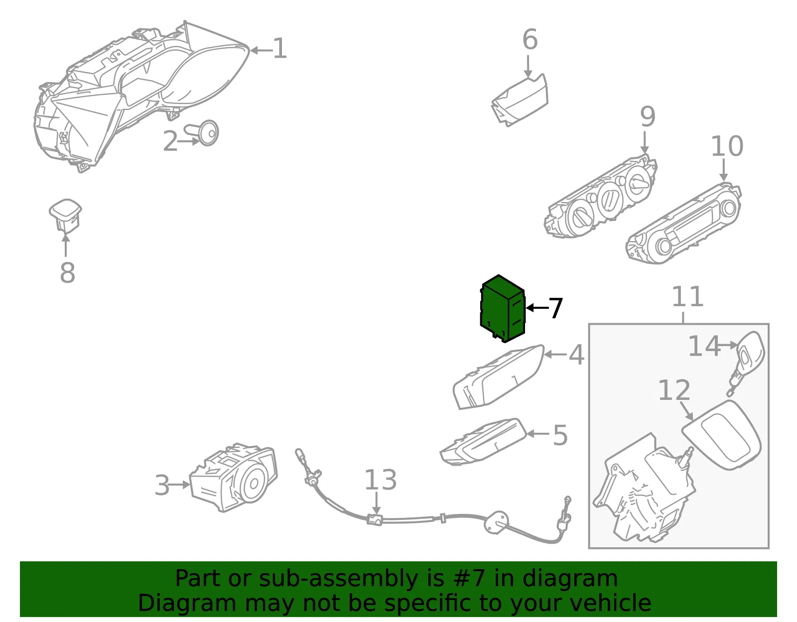 Switch - Ford (cm5z14d694b)