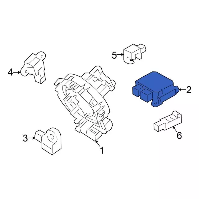 Air Bag Control Module - Ford (d2bz14b321e)