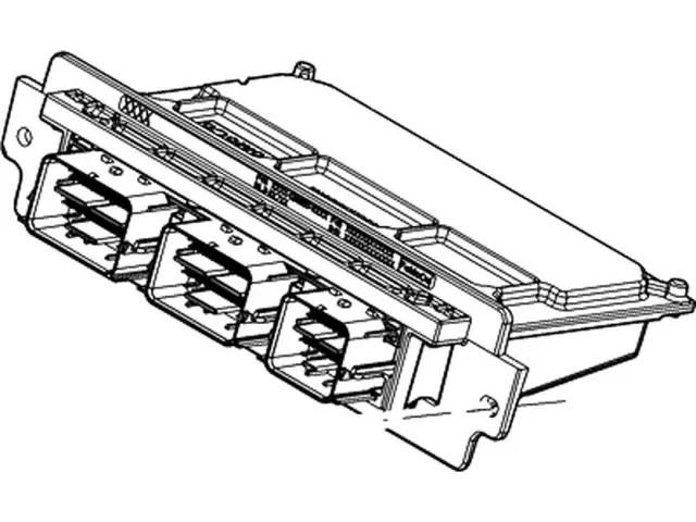 Engine Control Module (ECM) - Ford (db5z12a650vanp)