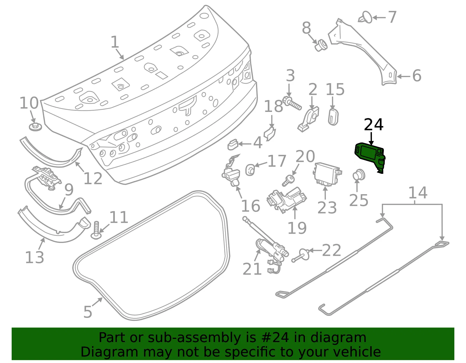 Control Module Bracket - Ford (dp5z14536a)