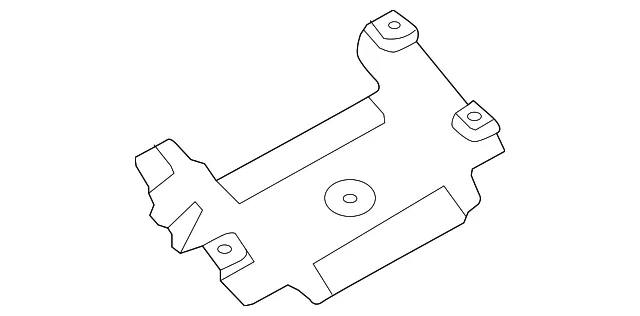 GPS Navigation Control Module Bracket - Ford (ds7z14a301a)