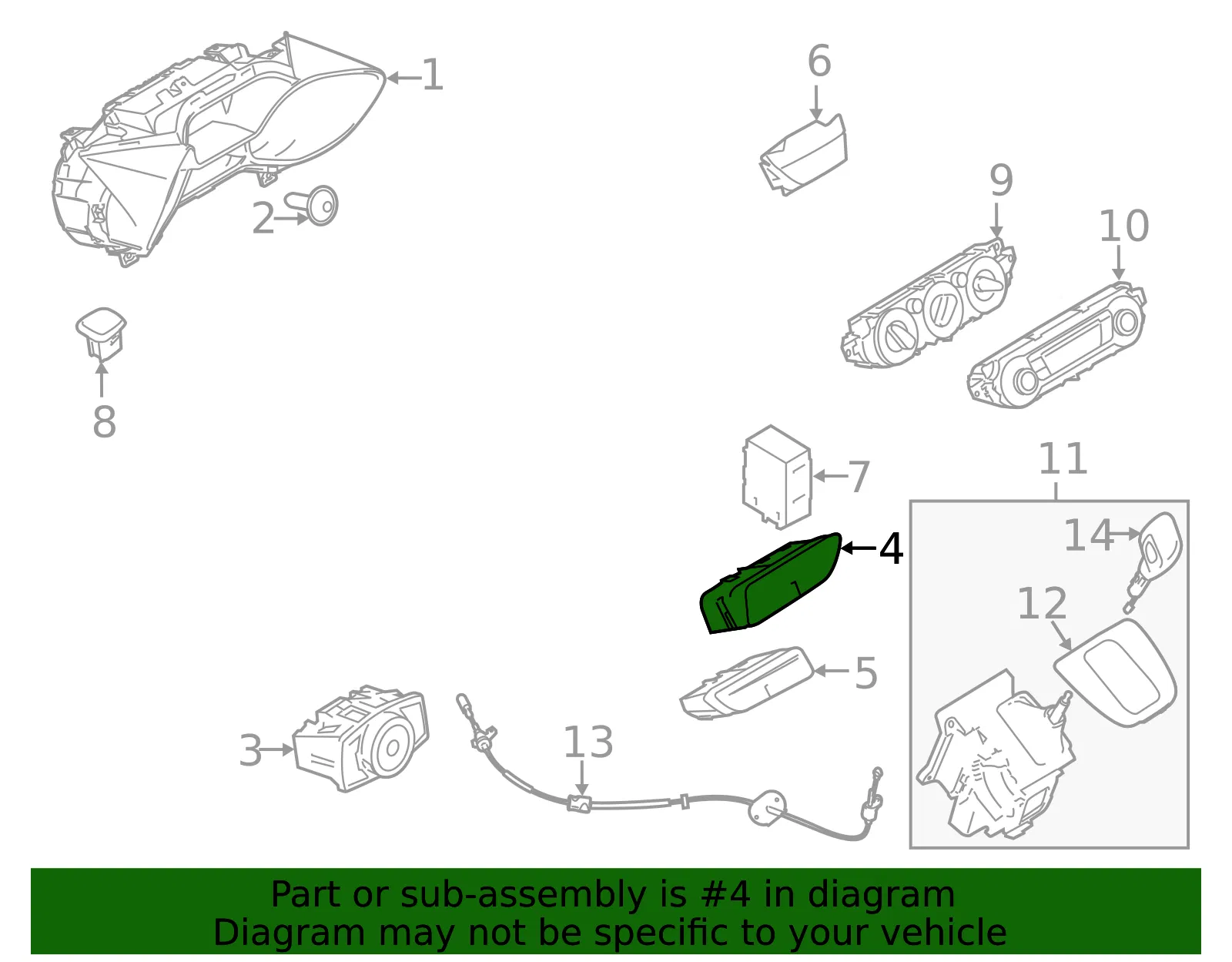 Switch Assembly - Ford (dt1z2c418a)