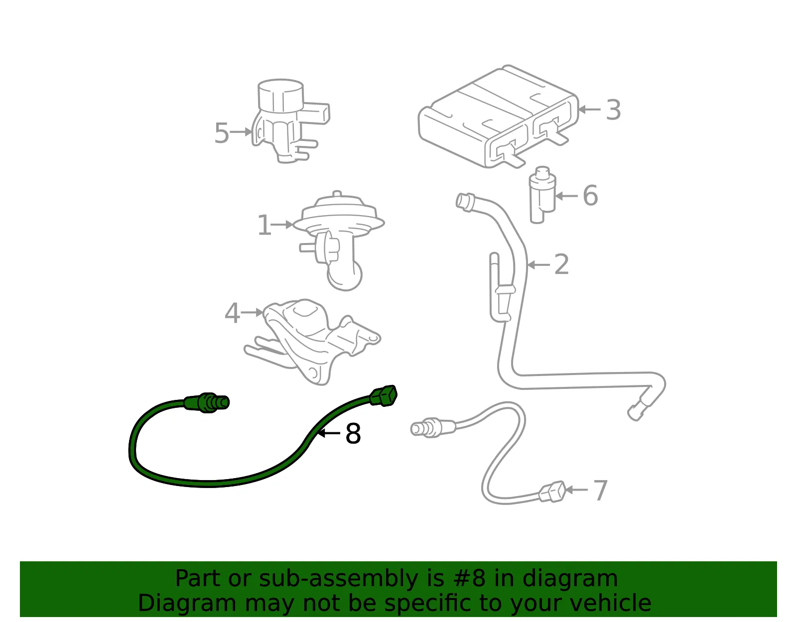 Motorcraft Oxygen Sensor - Ford (dy1101)