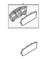 Cluster Assembly - Ford (ea8z10849aa)