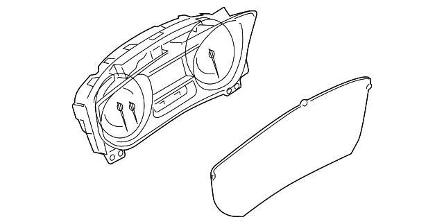 Cluster Assembly - Ford (eb5z10849ja)