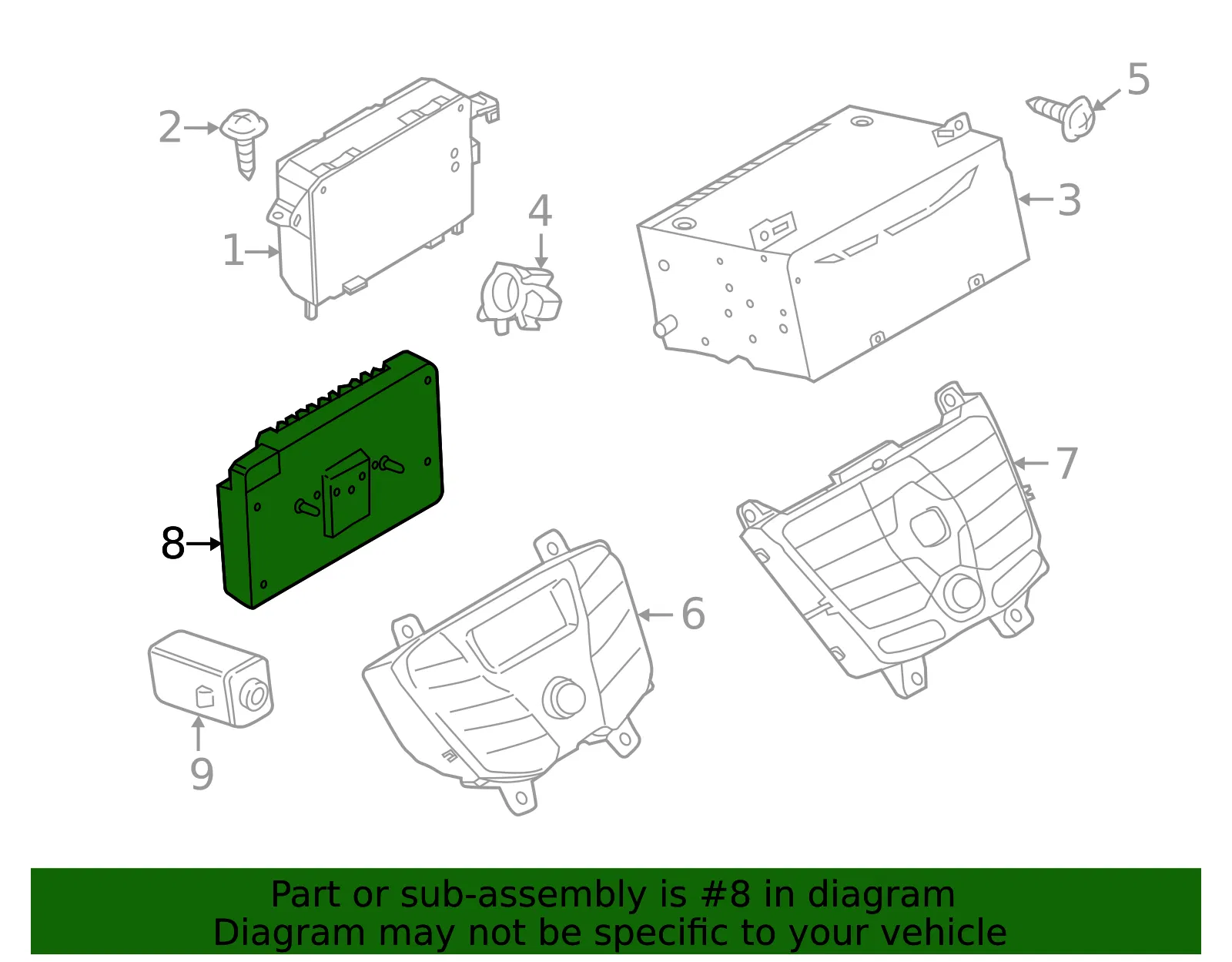 Module - Ford (eb5z14d212aa)