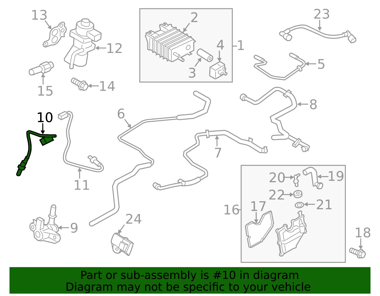 Oxygen Sensor - Ford (ej5z9f472b)
