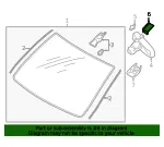 Cover Rain Sensor - Ford (ej7z17d550aa)