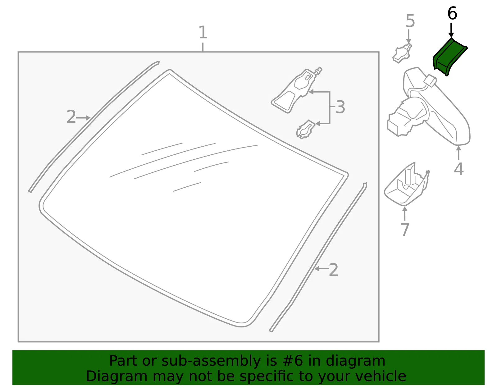 Cover Rain Sensor - Ford (ej7z17d550aa)