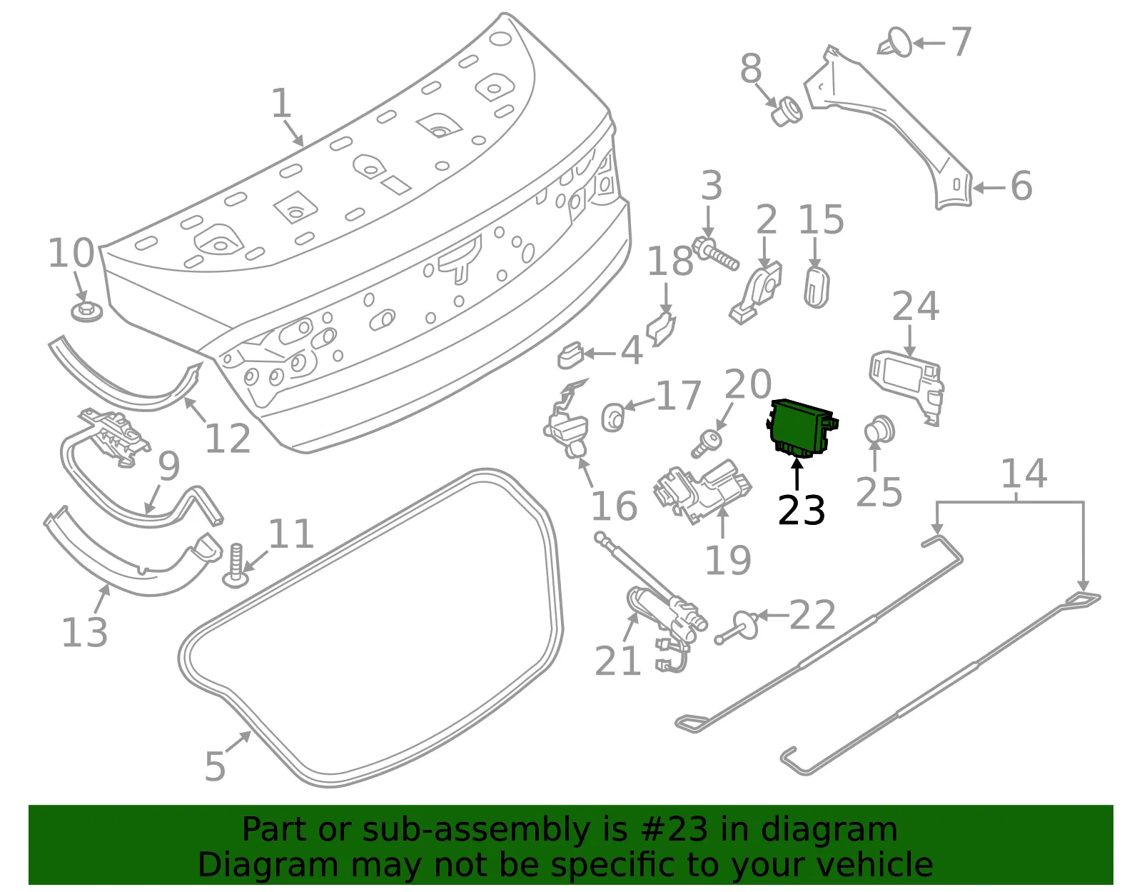 Control Module - Ford (ep5z14b291b)