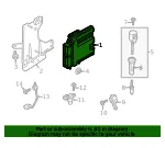 Engine Control Module (ECM) - Ford (es7z12a650cca)