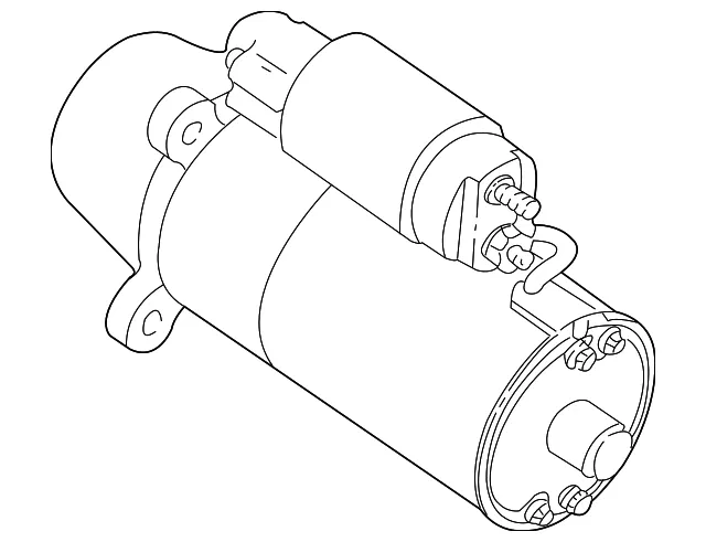 Starter - Ford (eu2z11v002rm)