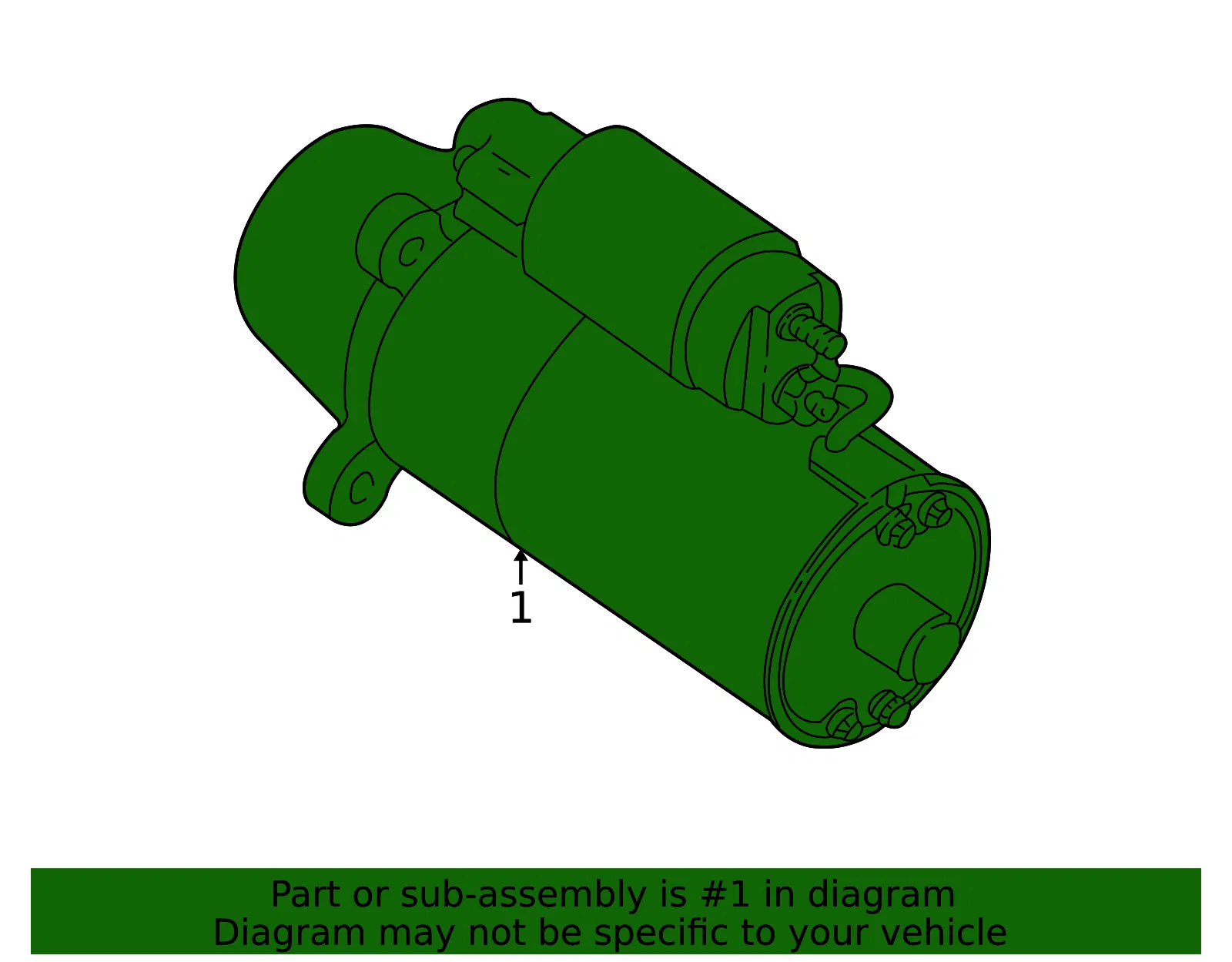 Starter - Ford (eu2z11v002rm)