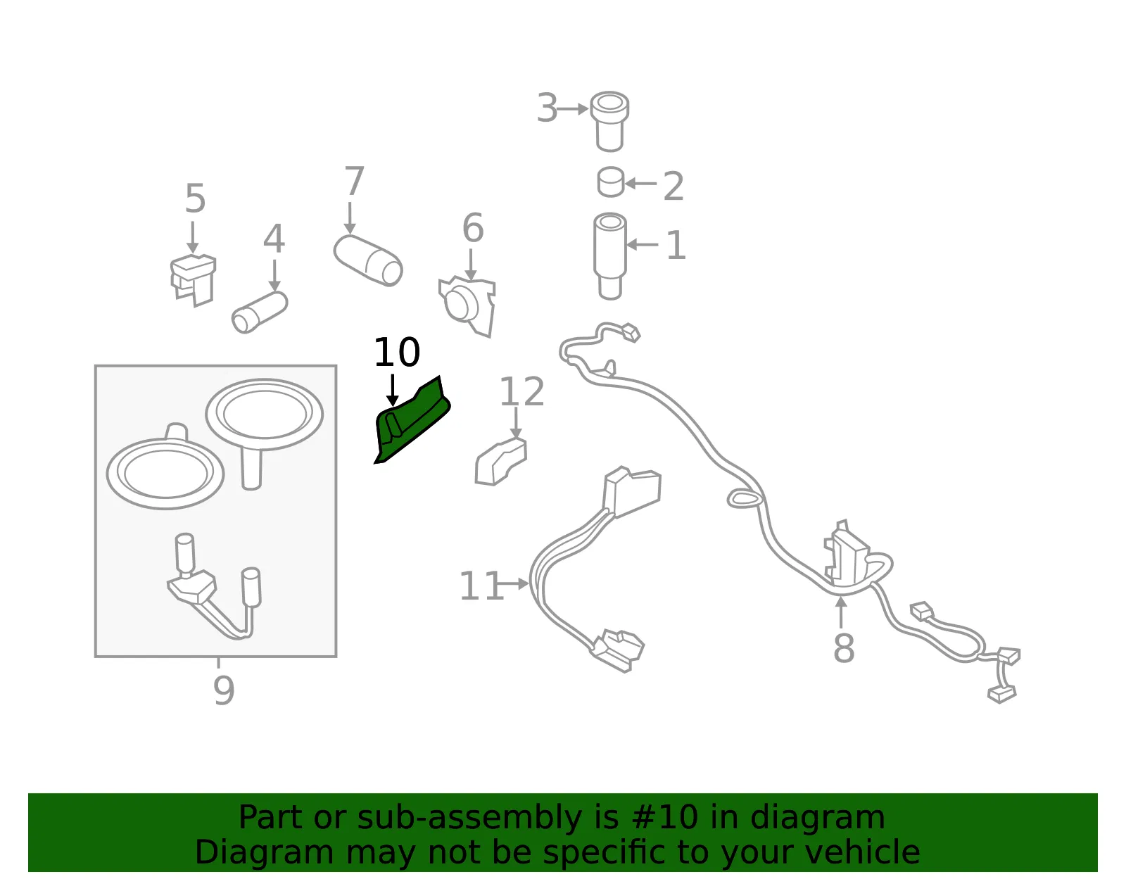 Wire Assembly - Ford (fa1z14e076b)